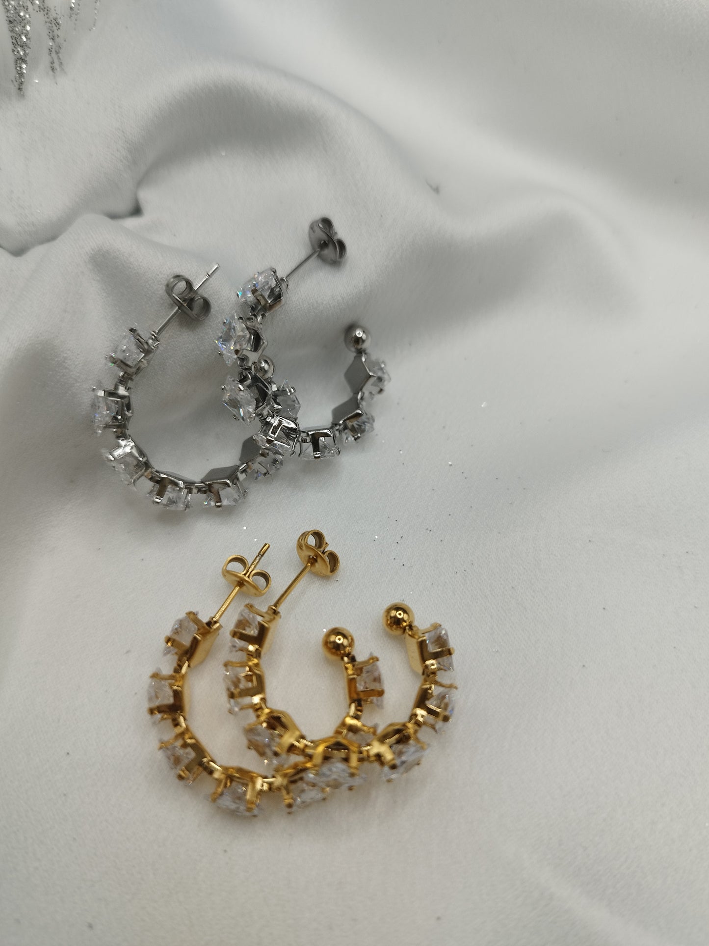 Boucles d'oreilles Verra Plaqué Or 18K