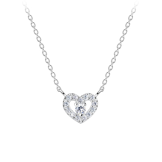 Collier coeur Argent 925